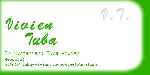 vivien tuba business card